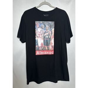 Almanac Men’s Black T-Shirt Jordan And Gary Size XL